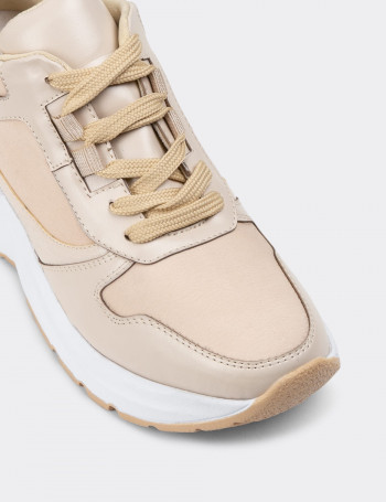 Bej Sneaker Kadın Ayakkabı - KS879ZBEJP01