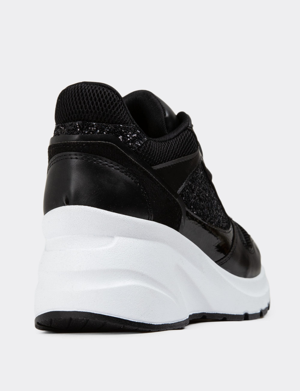 Siyah Sneaker Kadın Ayakkabı - KS880ZSYHP01