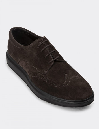 Hakiki Süet Kahverengi Comfort Günlük Erkek Ayakkabı
