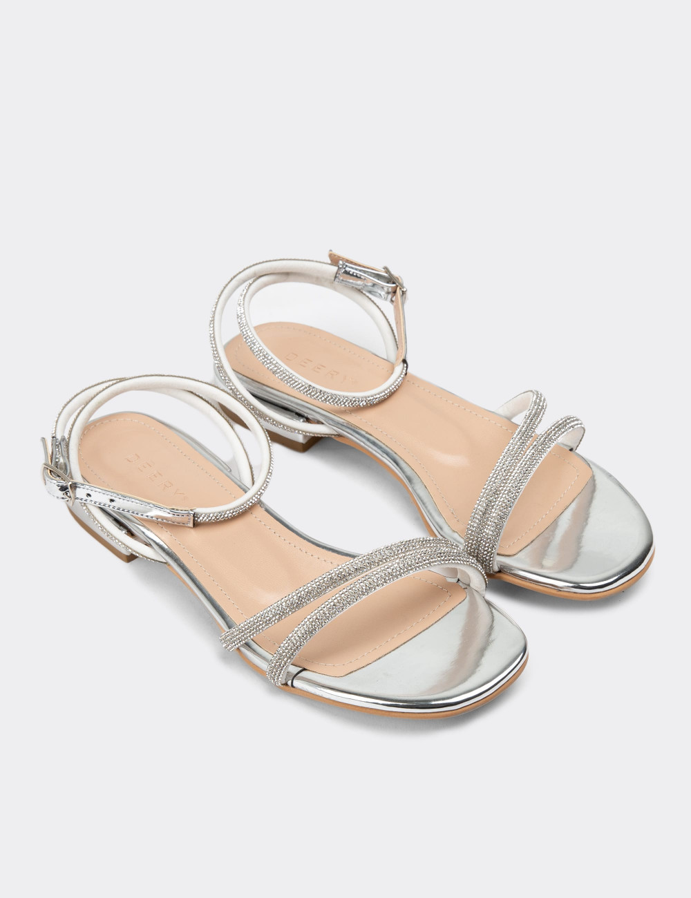 Gümüş Rengi Kadın Sandalet - N1990ZGMSC01