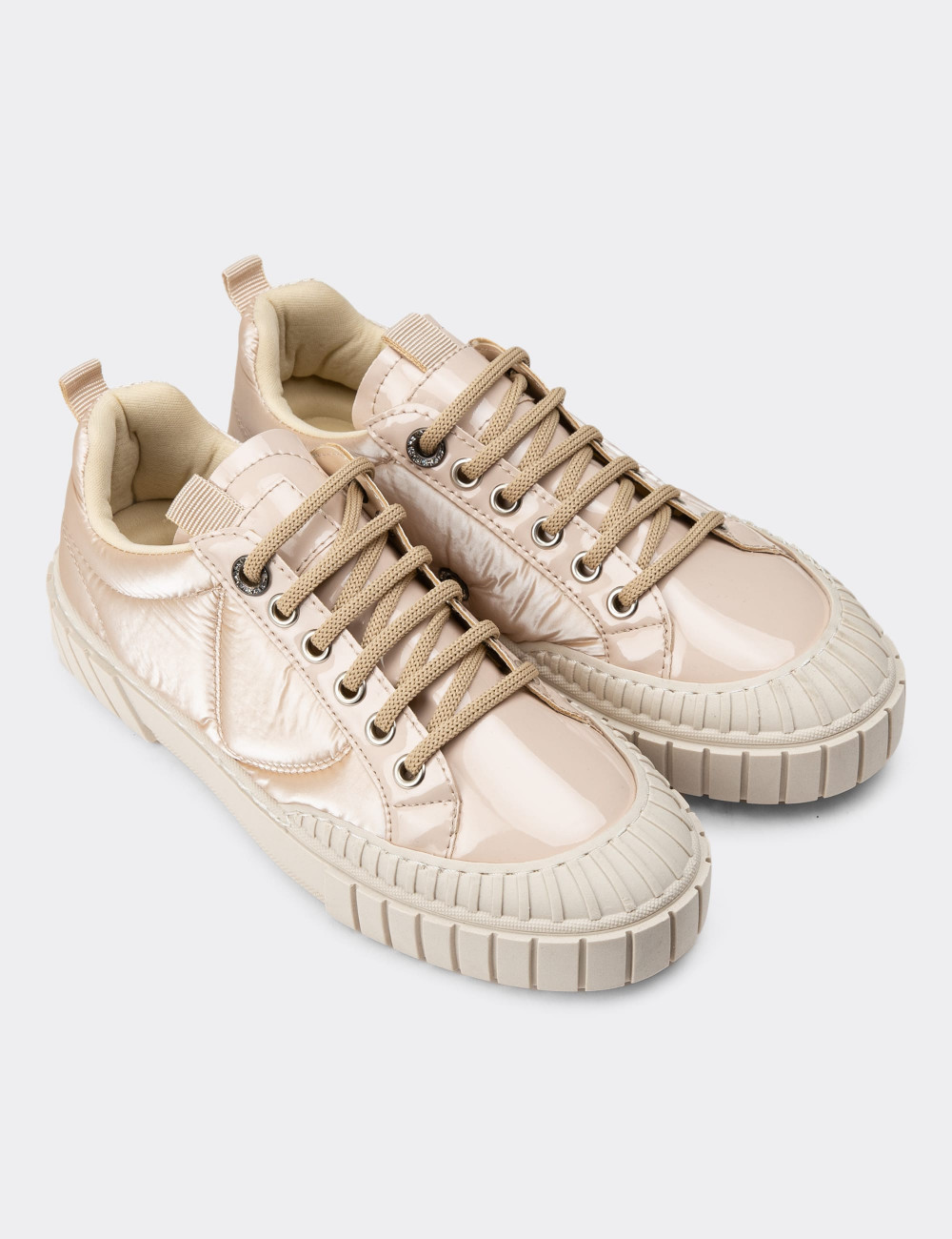 Bej Sneaker Kadın Ayakkabı - K2301ZBEJC01