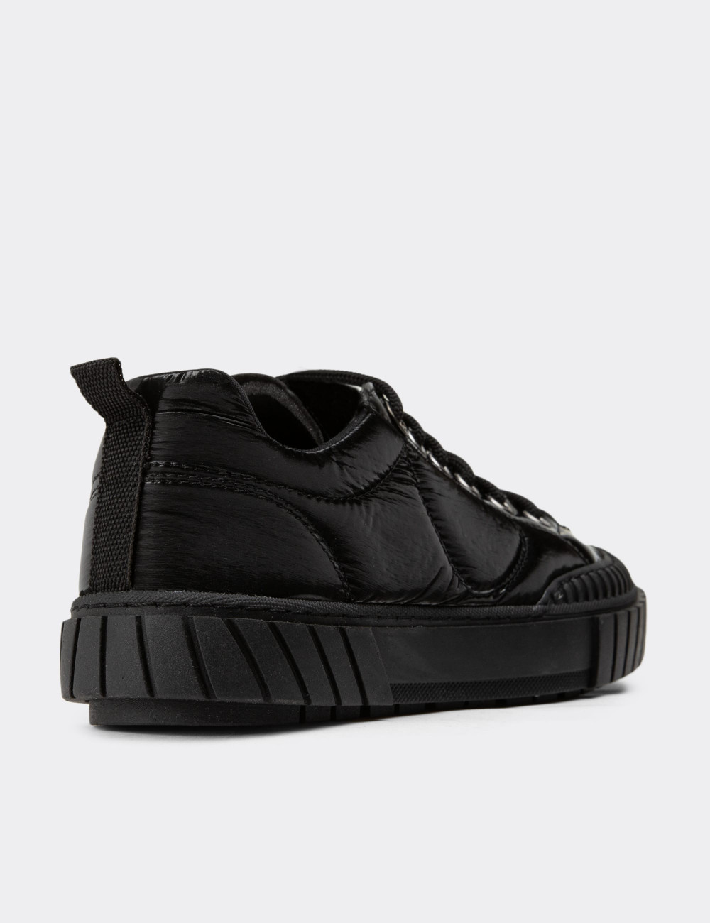 Siyah Sneaker Kadın Ayakkabı - K2301ZSYHC01