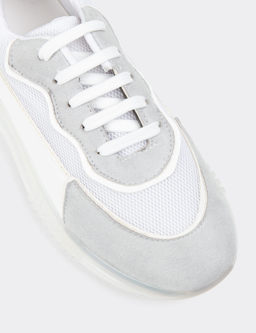 Beyaz Sneaker Kadın Ayakkabı - SP168ZBYZC01