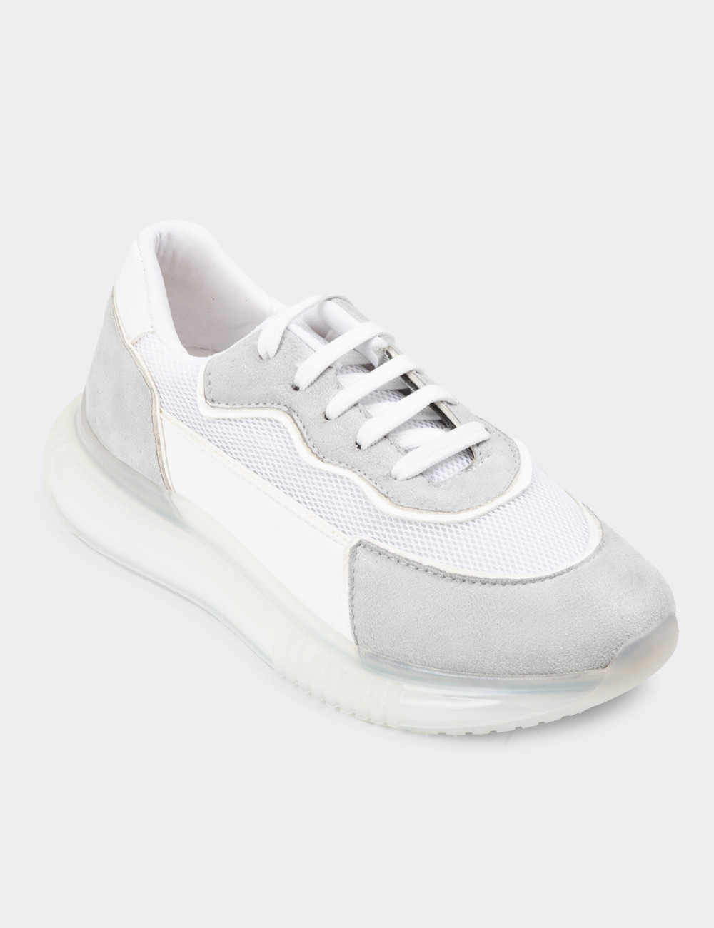 Beyaz Sneaker Kadın Ayakkabı - SP168ZBYZC01
