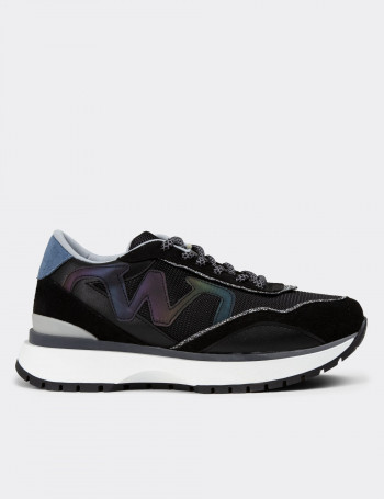 Siyah Sneaker Kadın Ayakkabı - 55100ZSYHC01