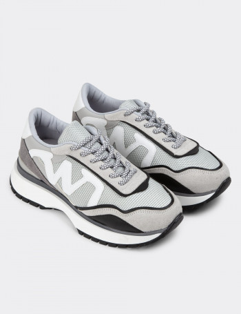 Beyaz Sneaker Kadın Ayakkabı - 55100ZBYZC01