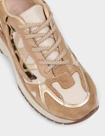 Bej Sneaker Kadın Ayakkabı - 55110ZBEJC01