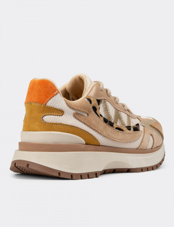 Bej Sneaker Kadın Ayakkabı - 55110ZBEJC01