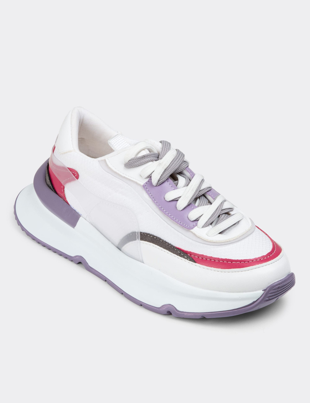Fuşya Sneaker Kadın Ayakkabı - SP160ZFSYC01