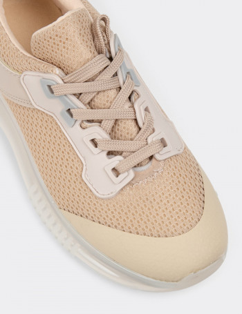 Bej Sneaker Kadın Ayakkabı - SP170ZBEJC01