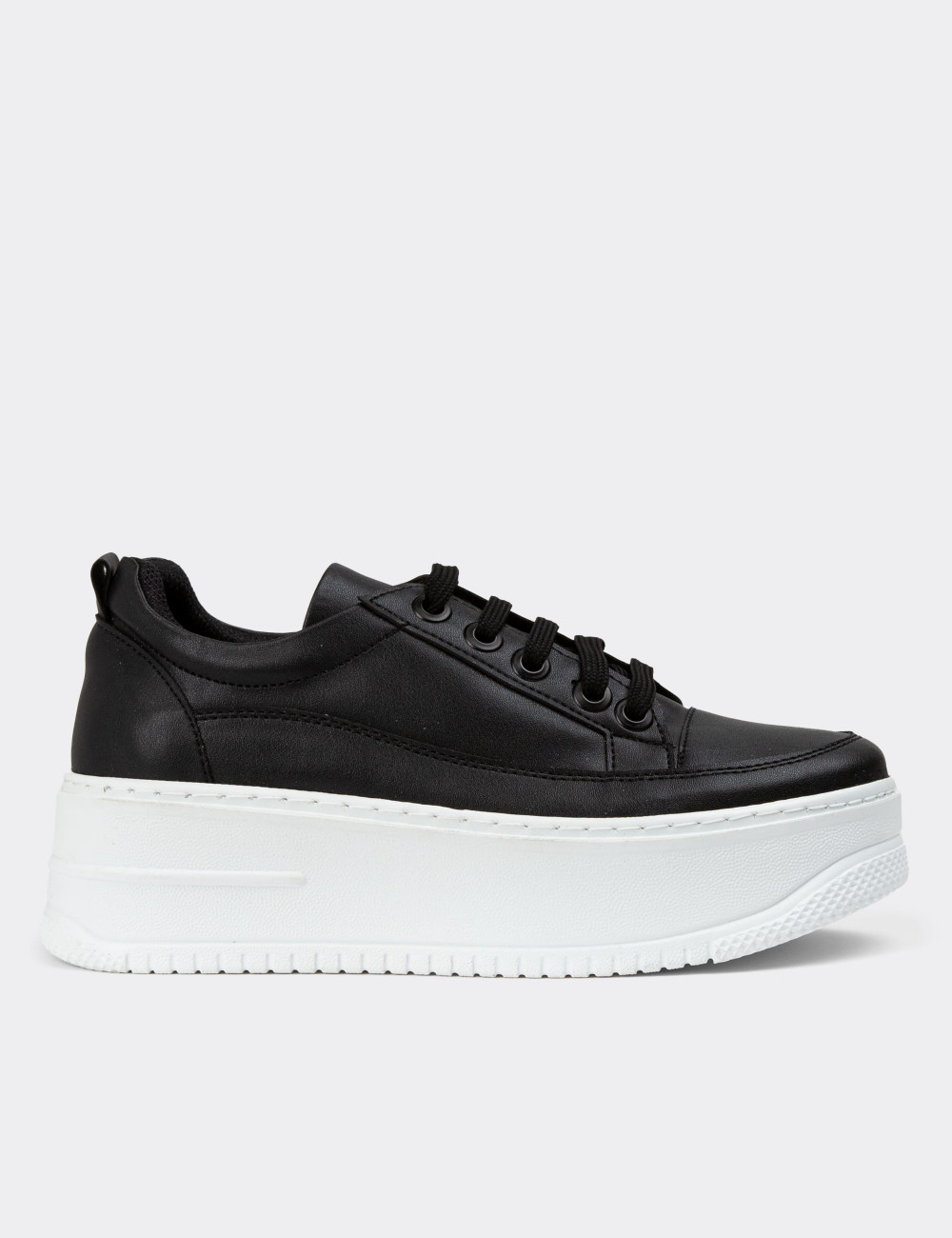 Siyah Sneaker Kadın Ayakkabı - CE175ZSYHC01