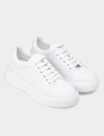 Beyaz Sneaker Kadın Ayakkabı - CE497ZBYZP01