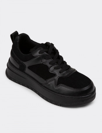 Siyah Sneaker Kadın Ayakkabı