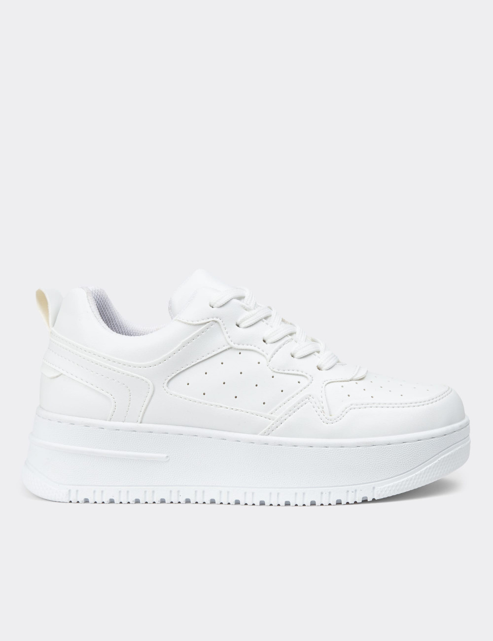 Beyaz Sneaker Kadın Ayakkabı - RM724ZBYZC01