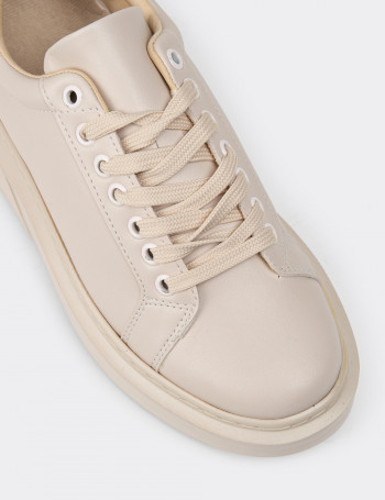 Bej Sneaker Kadın Ayakkabı - RM502ZBEJC01