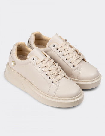 Bej Sneaker Kadın Ayakkabı - RM502ZBEJC01