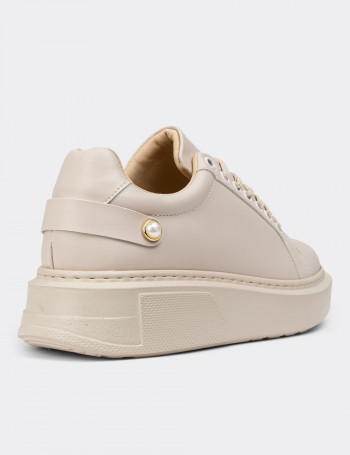 Bej Sneaker Kadın Ayakkabı - RM502ZBEJC01