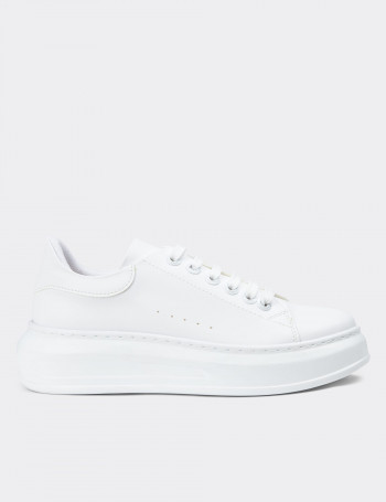 Beyaz Sneaker Kadın Ayakkabı - CE119ZBYZP01