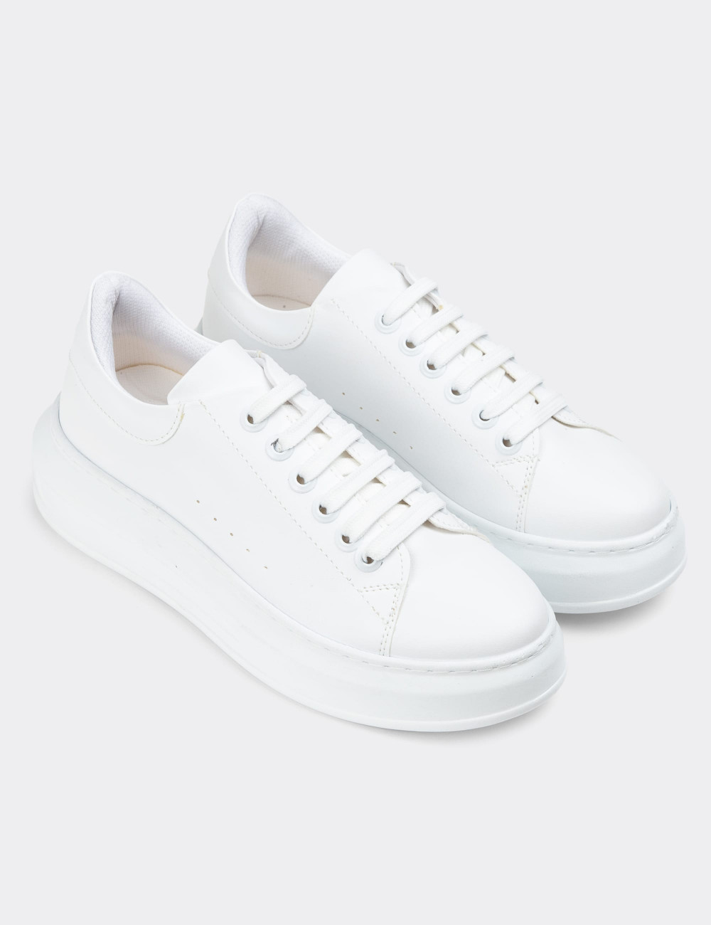 Beyaz Sneaker Kadın Ayakkabı - CE119ZBYZP01