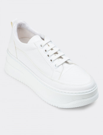 Beyaz Sneaker Kadın Ayakkabı - CE175ZBYZC01