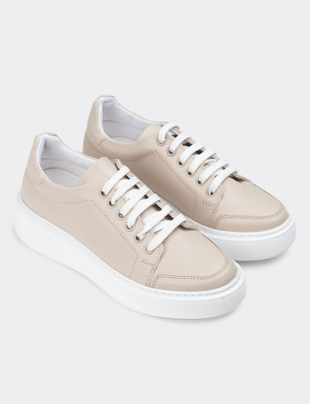 Bej Sneaker Kadın Ayakkabı - CE497ZBEJP01