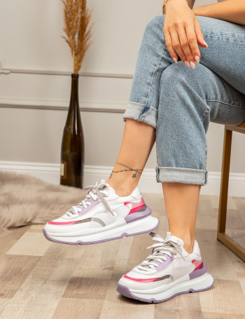 Fuşya Sneaker Kadın Ayakkabı - SP160ZFSYC01