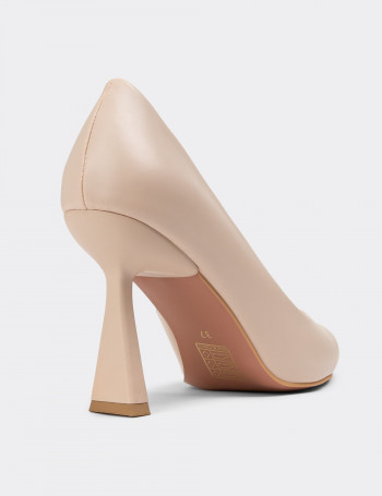 Bej Rengi Kadın Stiletto - NW721ZBEJM01