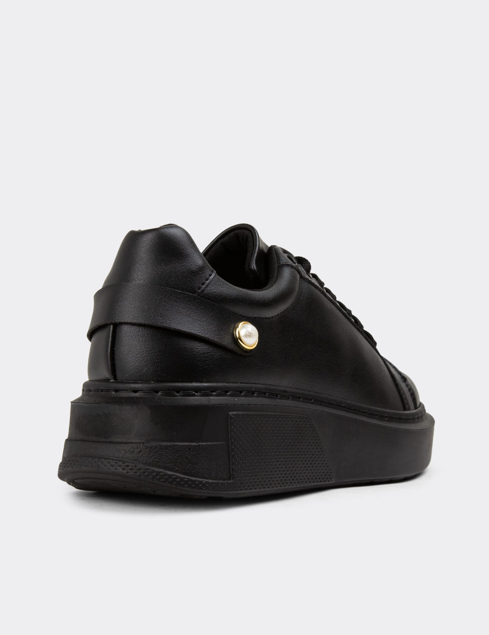 Siyah Kadın Sneaker Ayakkabı - RM502ZSYHC01