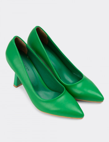 Yeşil Kadın Stiletto - NW721ZYSLM01