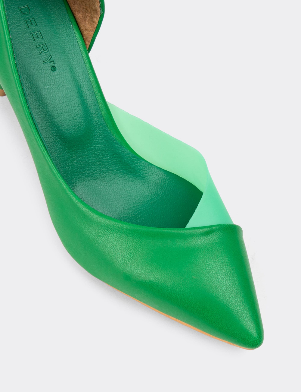 Yeşil Kadın Topuklu Ayakkabı - NW351ZYSLM01