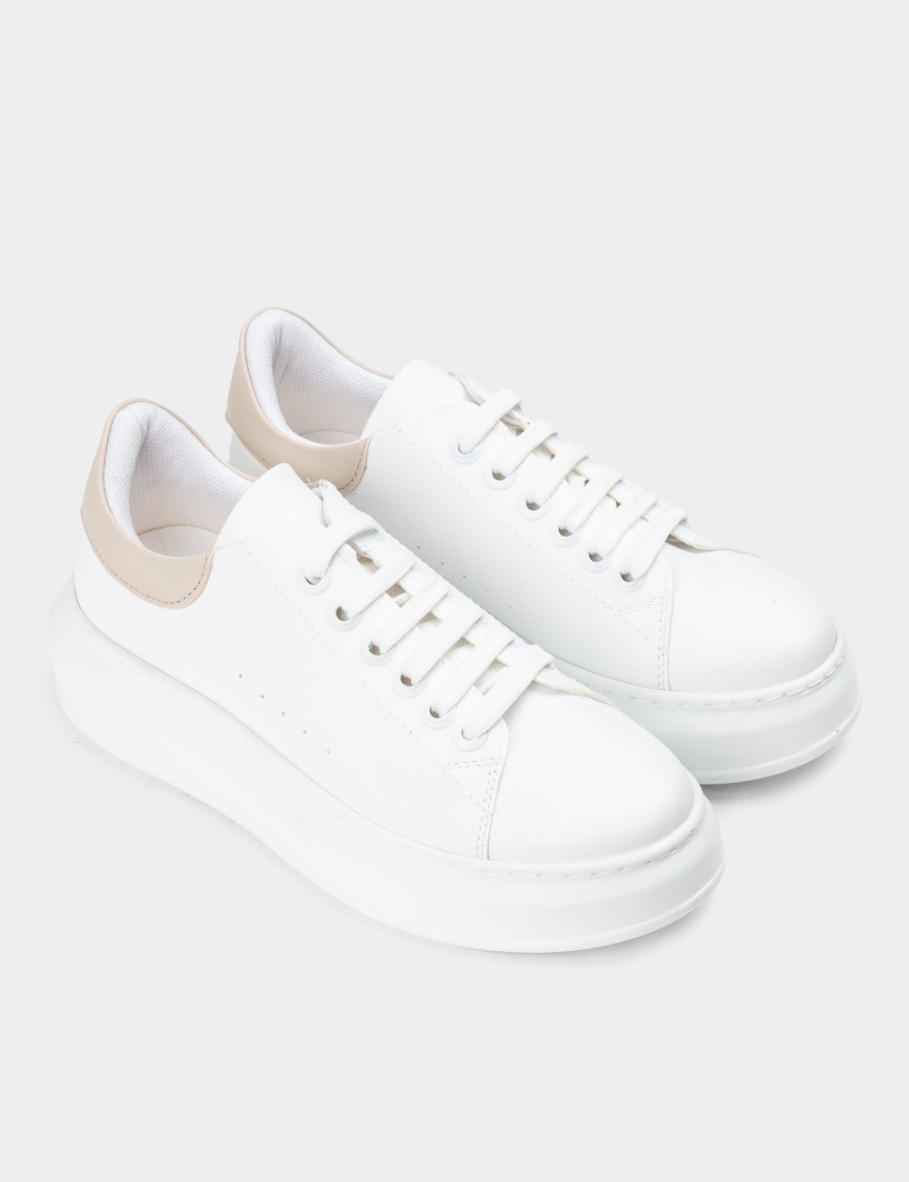 Beyaz Kadın Sneaker Ayakkabı - CE119ZBYZP02