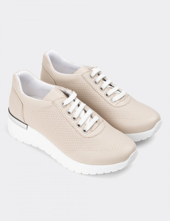 Bej Kadın Sneaker Ayakkabı - CE495ZBEJC01