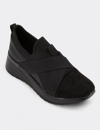 Siyah Kadın Sneaker Ayakkabı - CE302ZSYHP01