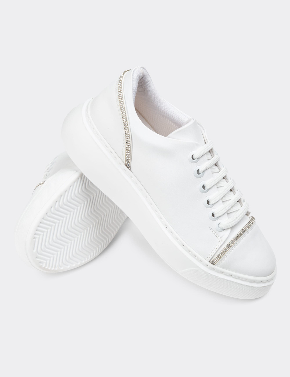 Beyaz Kadın Sneaker Ayakkabı - CE493ZBYZP01