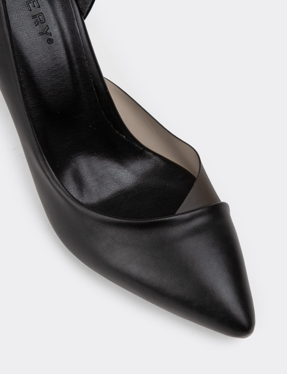 Siyah Kadın Stiletto Topuklu Ayakkabı - NW751ZSYHM01