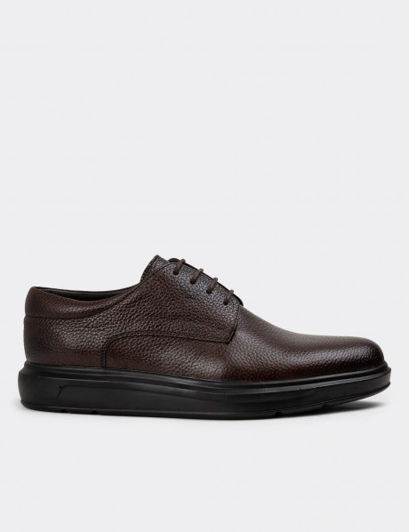 Hakiki Deri Kahverengi Comfort Erkek Günlük Ayakkabı