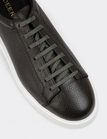Hakiki Deri Haki Erkek Sneaker Ayakkabı - 01954MHAKE01