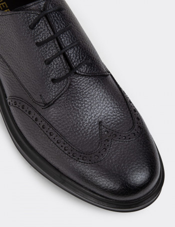 Hakiki Deri Comfort Gri Erkek Günlük Ayakkabı - 01942MGRIP01