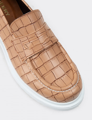 Pudra Rengi Kadın Loafer Ayakkabı - 01903ZPDRP01