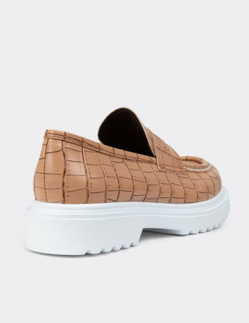 Pudra Rengi Kadın Loafer Ayakkabı - 01903ZPDRP01