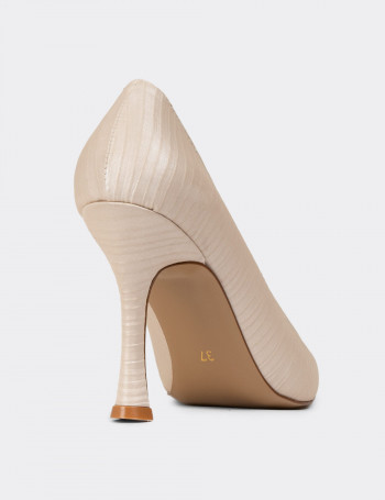 Bej Rengi Kadın Stiletto - K0704ZBEJM01