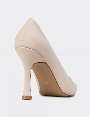 Bej Rengi Kadın Stiletto - K0800ZBEJM01