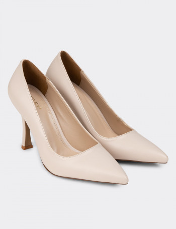 Bej Rengi Kadın Stiletto - K0800ZBEJM02