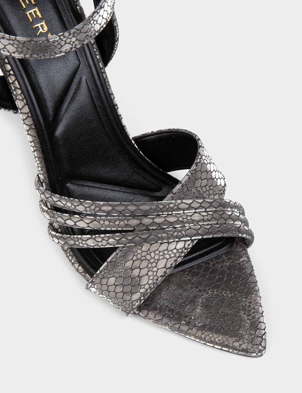 Platin Kadın Abiye Ayakkabı - K0052ZPLTC01