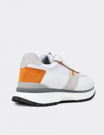 Beyaz Kadın Sneaker Ayakkabı - 55119ZBYZC01
