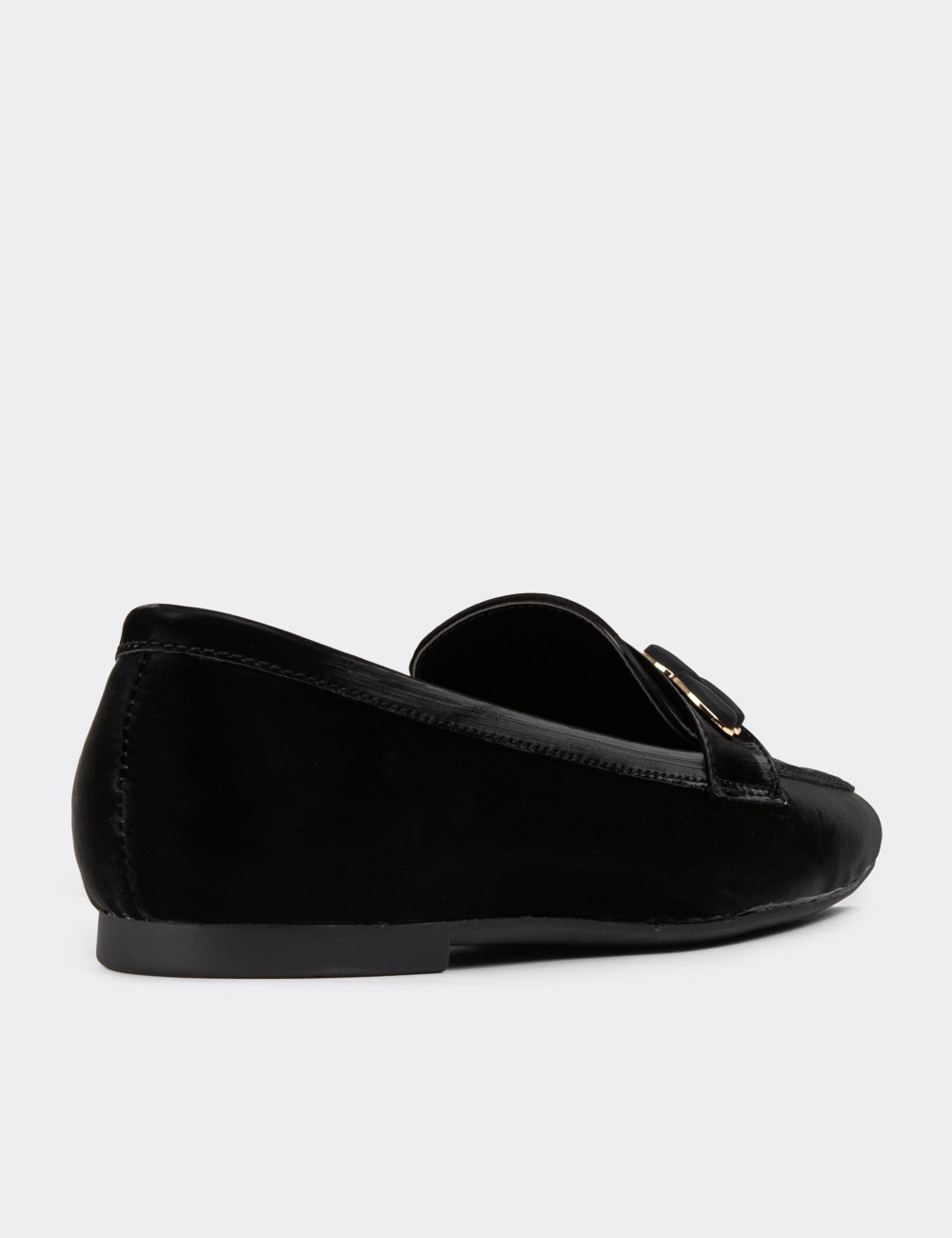 Siyah Kadın Makosen Ayakkabı - K0505ZSYHC01