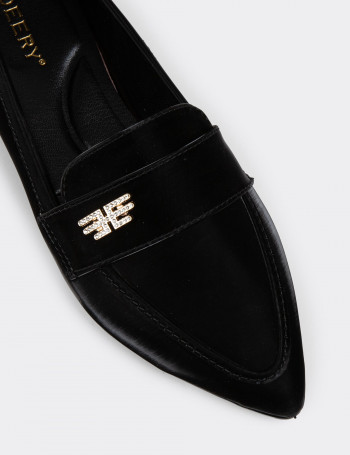Siyah Kadın Loafer Ayakkabı - K0572ZSYHC01