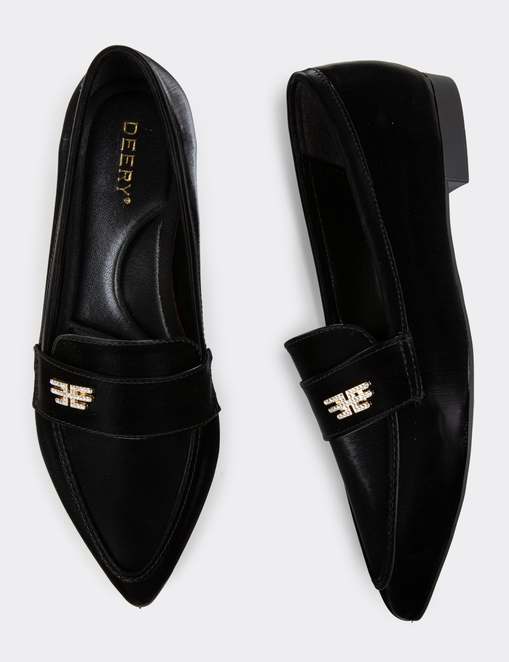 Siyah Kadın Loafer Ayakkabı - K0572ZSYHC01
