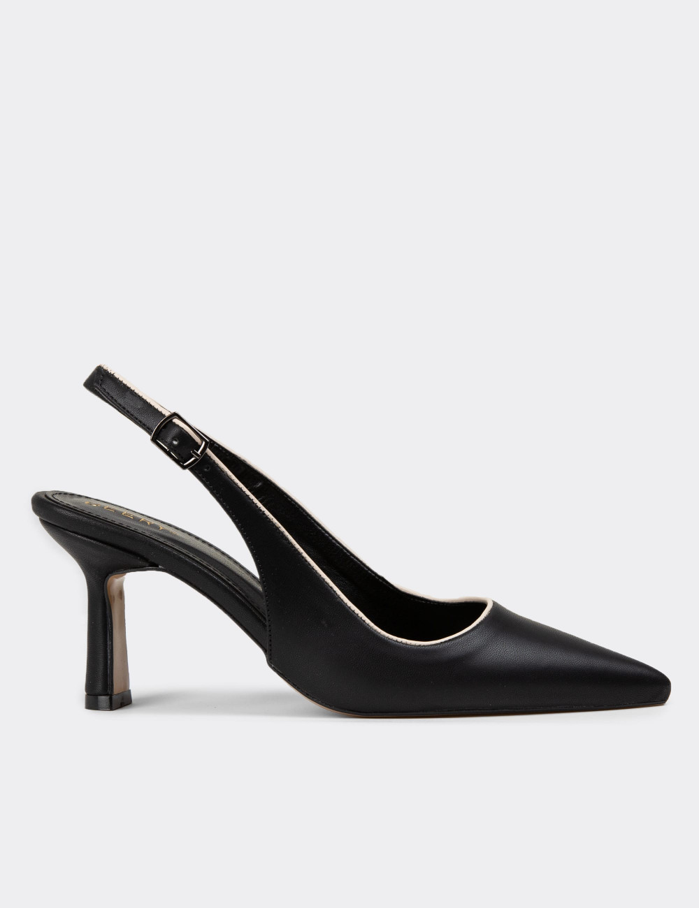 Siyah Kadın Topuklu Ayakkabı - K0615ZSYHM01