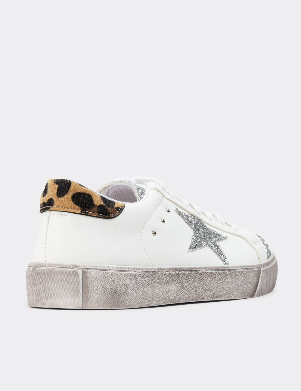 Beyaz Kadın Sneaker Ayakkabı - K1021ZBYZC01